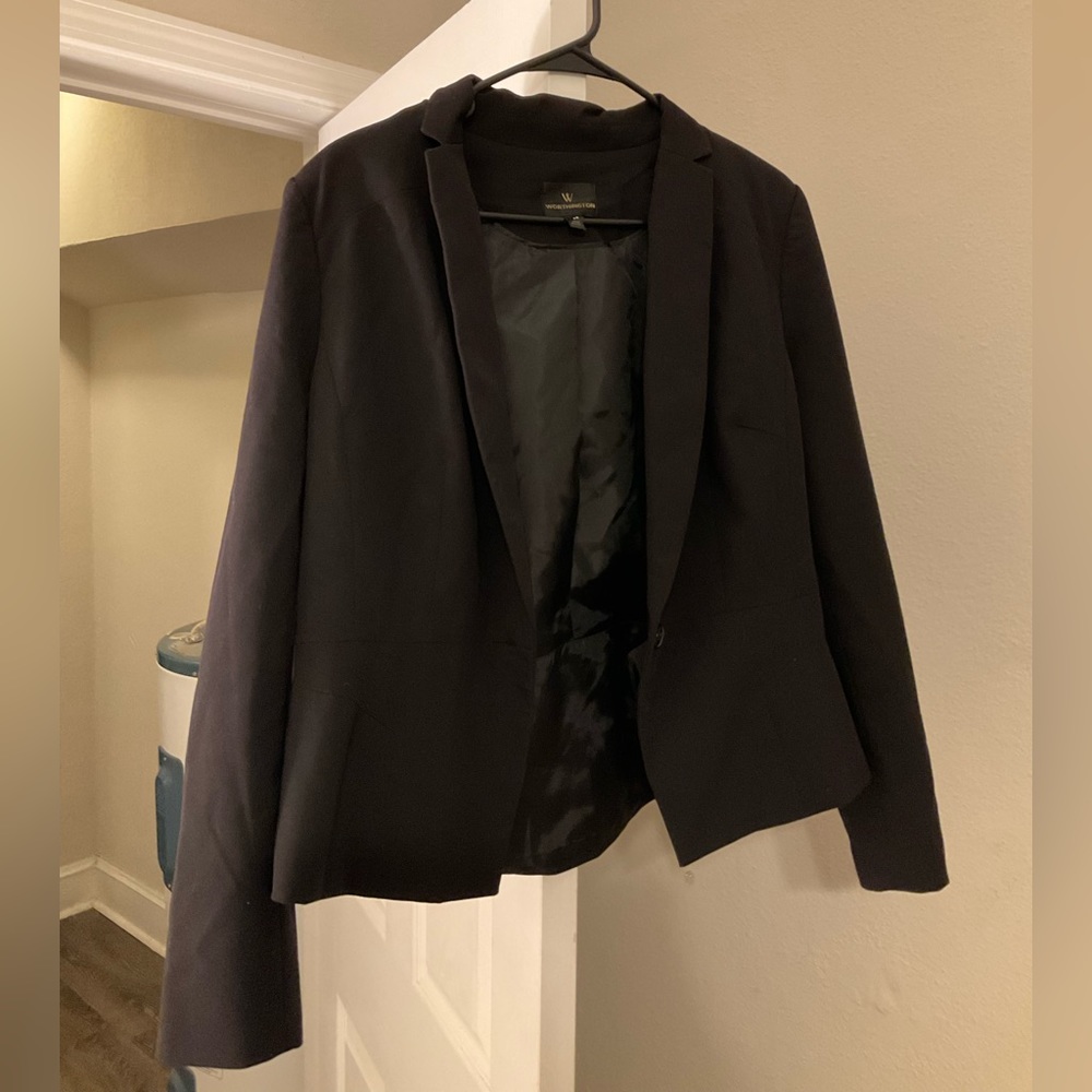 Black suit jacket